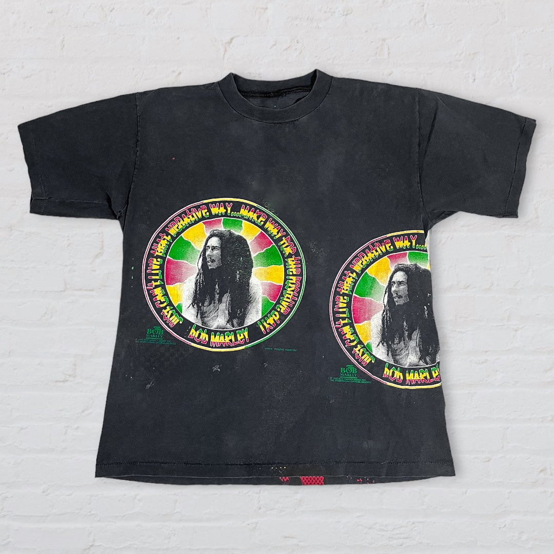 Bob Marley x Balzout Tee - Big Face AOP Test Print – Natty Threads