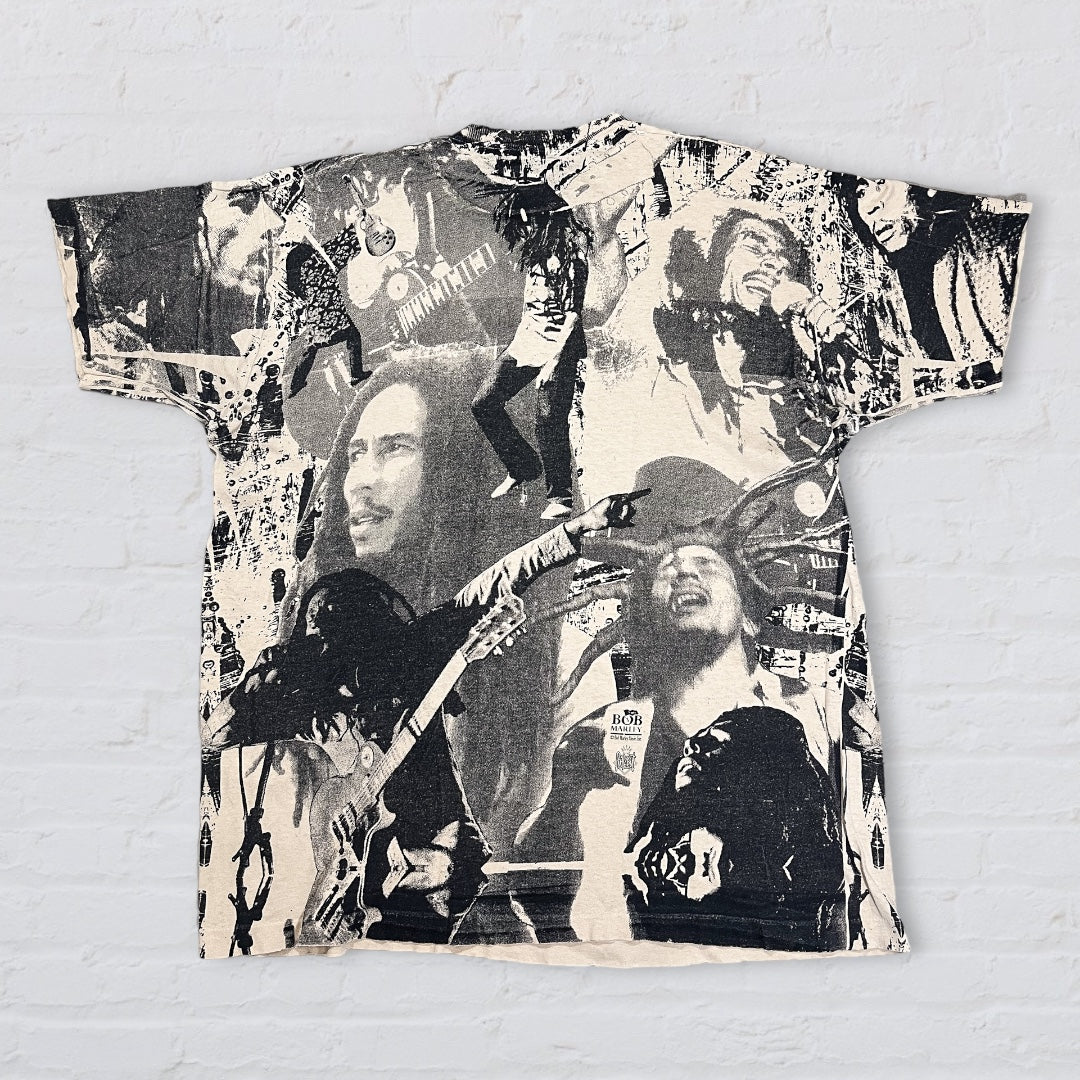 Bob Marley x Balzout Tee - AOP – Natty Threads