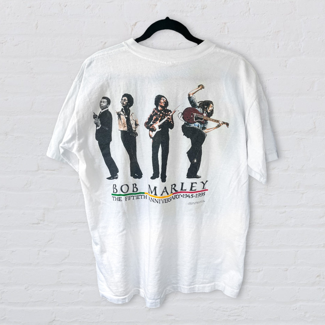 BALZOUT/ BOB MARLEY Tシャツ (M) シングルステッチ Bob Marley x Balzout Tee - Fiftieth Anniversary – Natty Threads