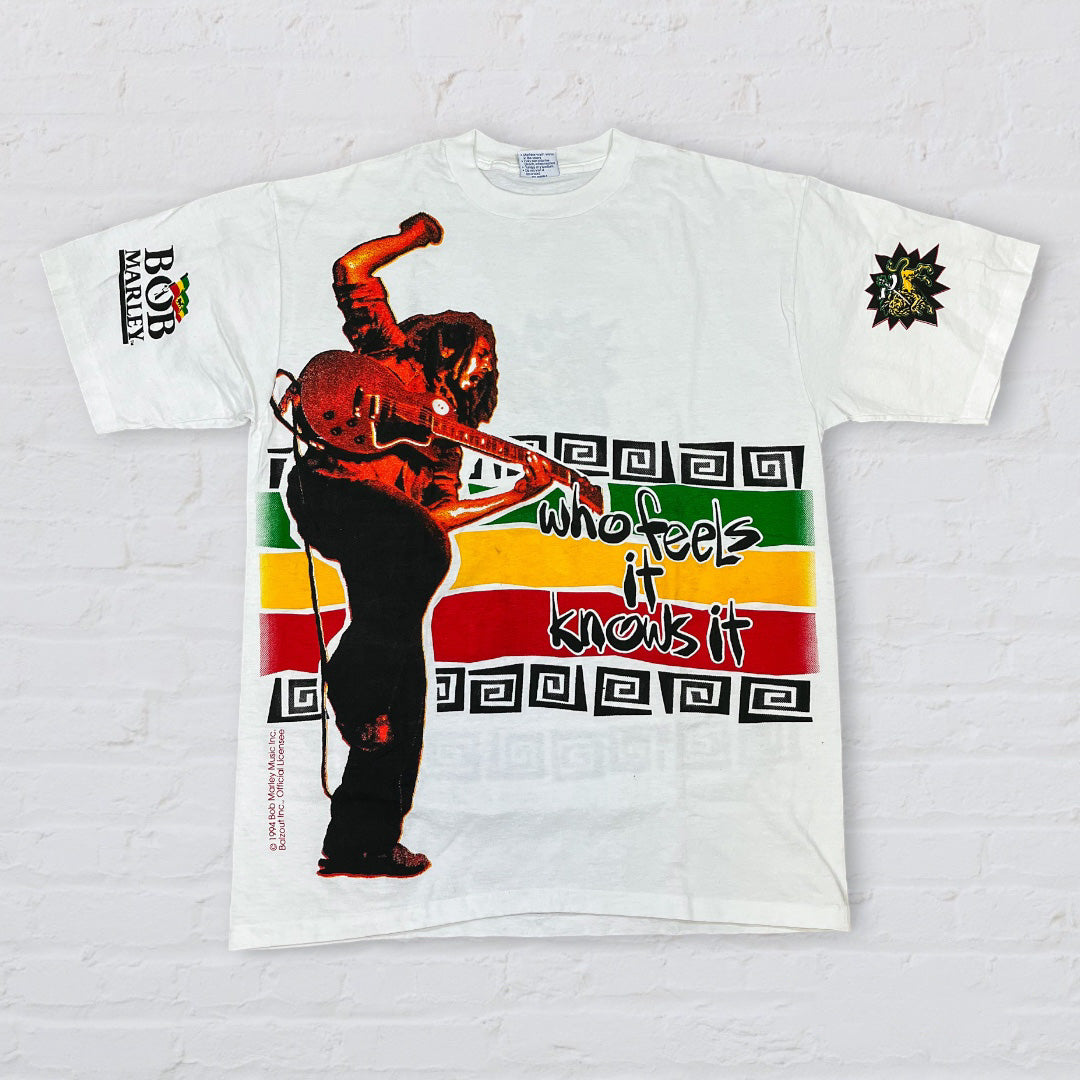 BALZOUT BOB MARLEY ボブマーリー ビンテージTシャツ Bob Marley x Balzout Tee - Who Feels It – Natty Threads