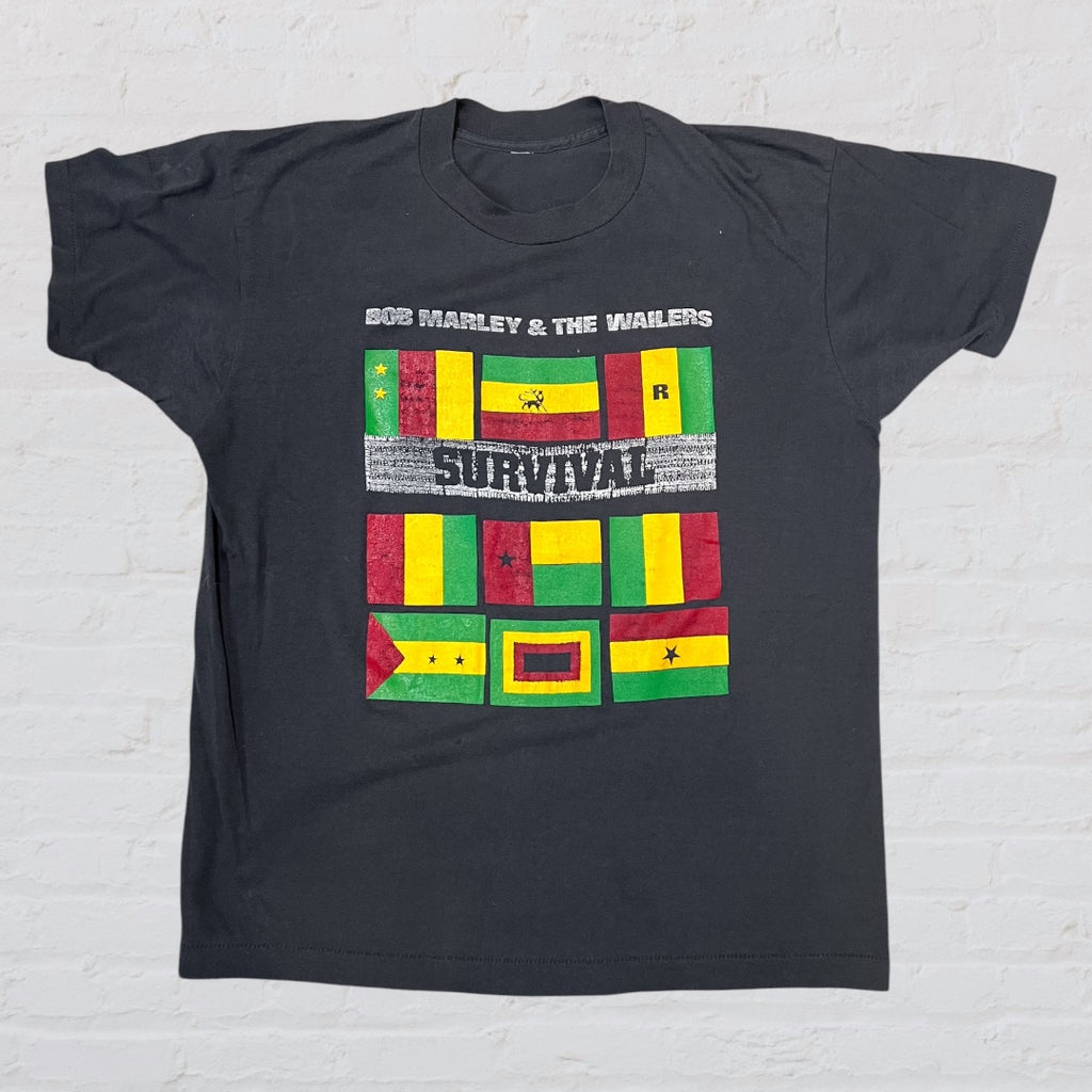 Bob Marley & The Wailers Survival 1980s Tee