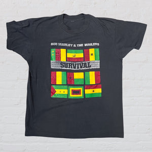 Bob Marley & The Wailers Survival 1980s Tee