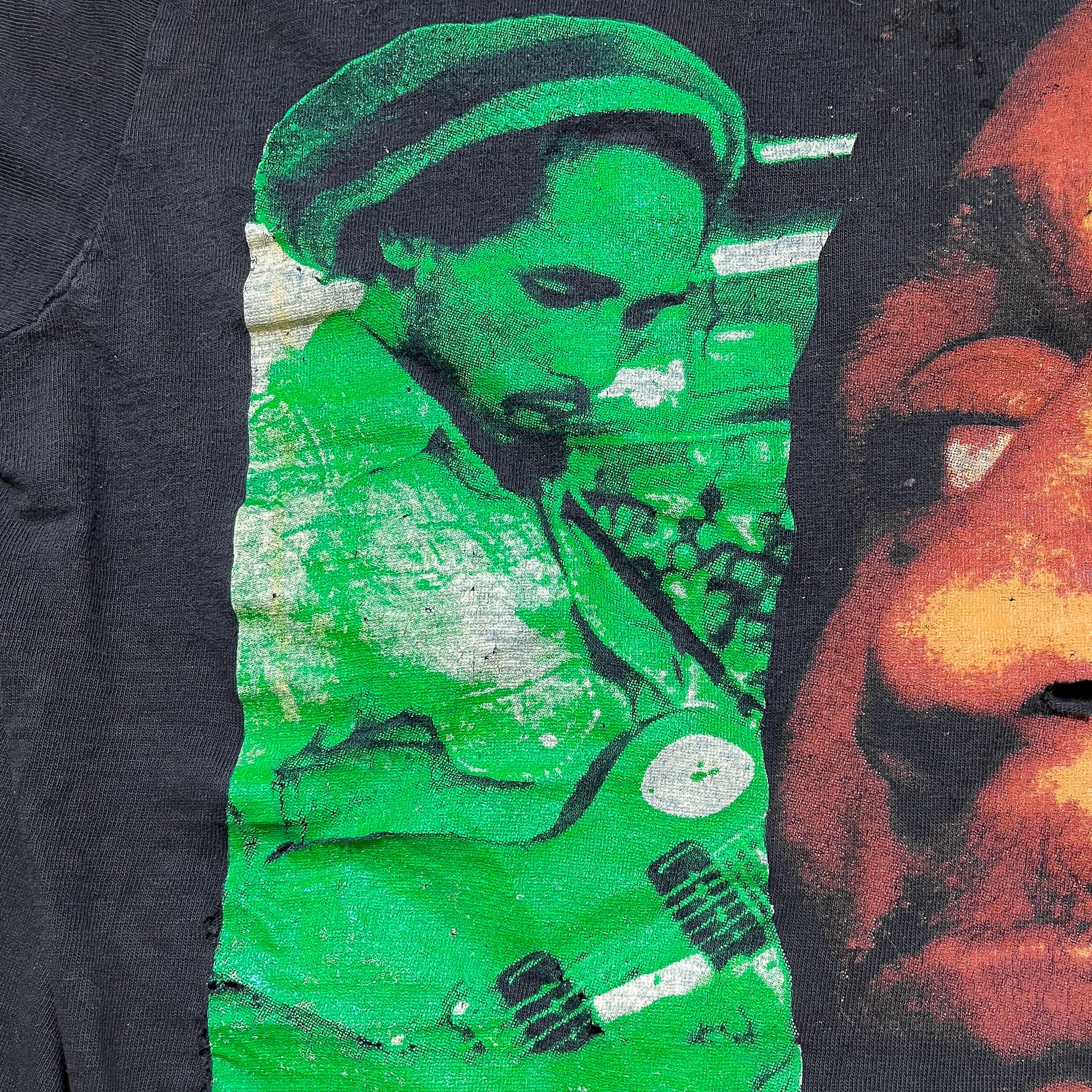 Bob Marley Rap Tee - No Woman No Cry (Thrashed)