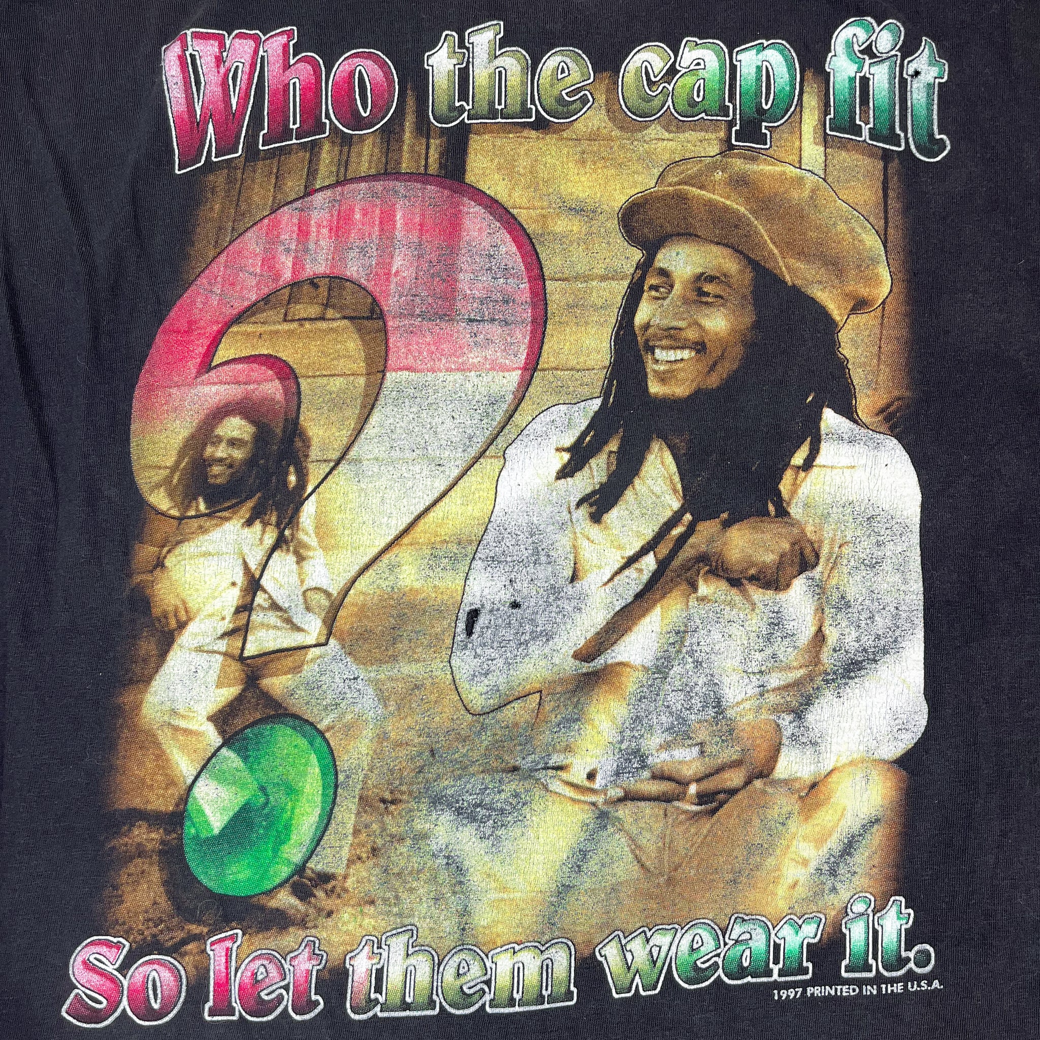 Bob Marley Rap Tee - Who The Cap Fit