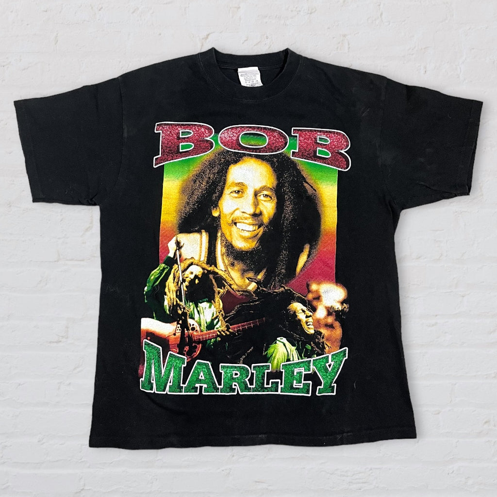 Bob Marley Rap Tee - Smile Jamaica