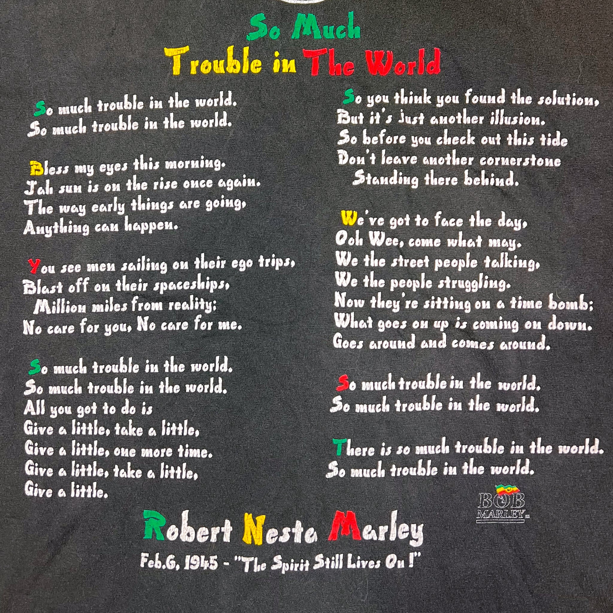 Bob Marley x R. Stephen Sauer - So Much Trouble