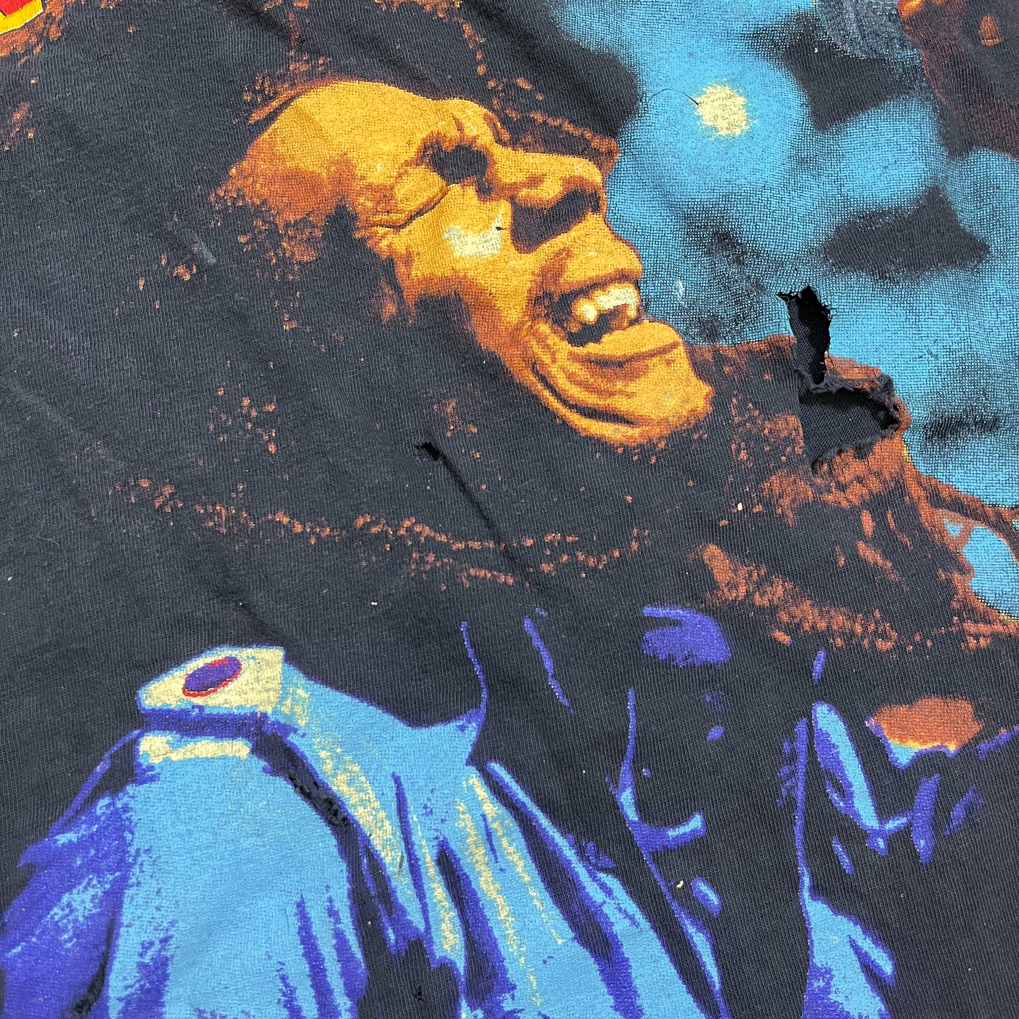 Bob Marley Rap Tee - No Woman No Cry (Thrashed)