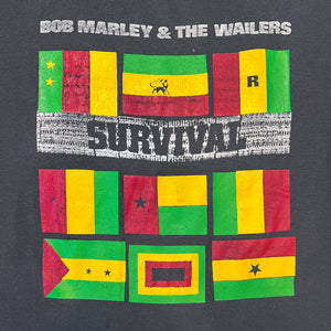 Bob Marley & The Wailers Survival 1980s Tee