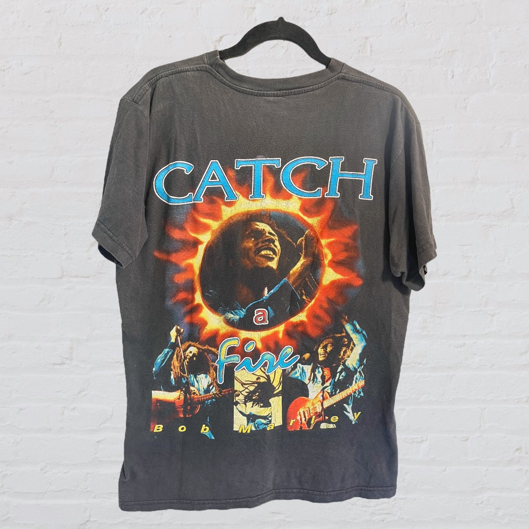 Bob Marley Rap Tee - Catch A Fire