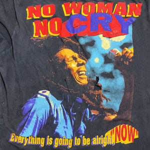 Bob Marley Rap Tee - No Woman No Cry (Thrashed)