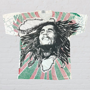 Bob Marley Bootleg Tee - AOP