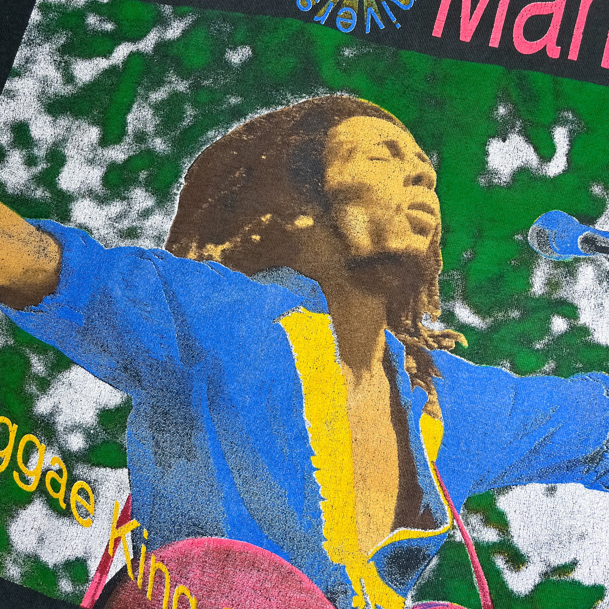 Bob Marley Rap Tee - Reggae King of The World