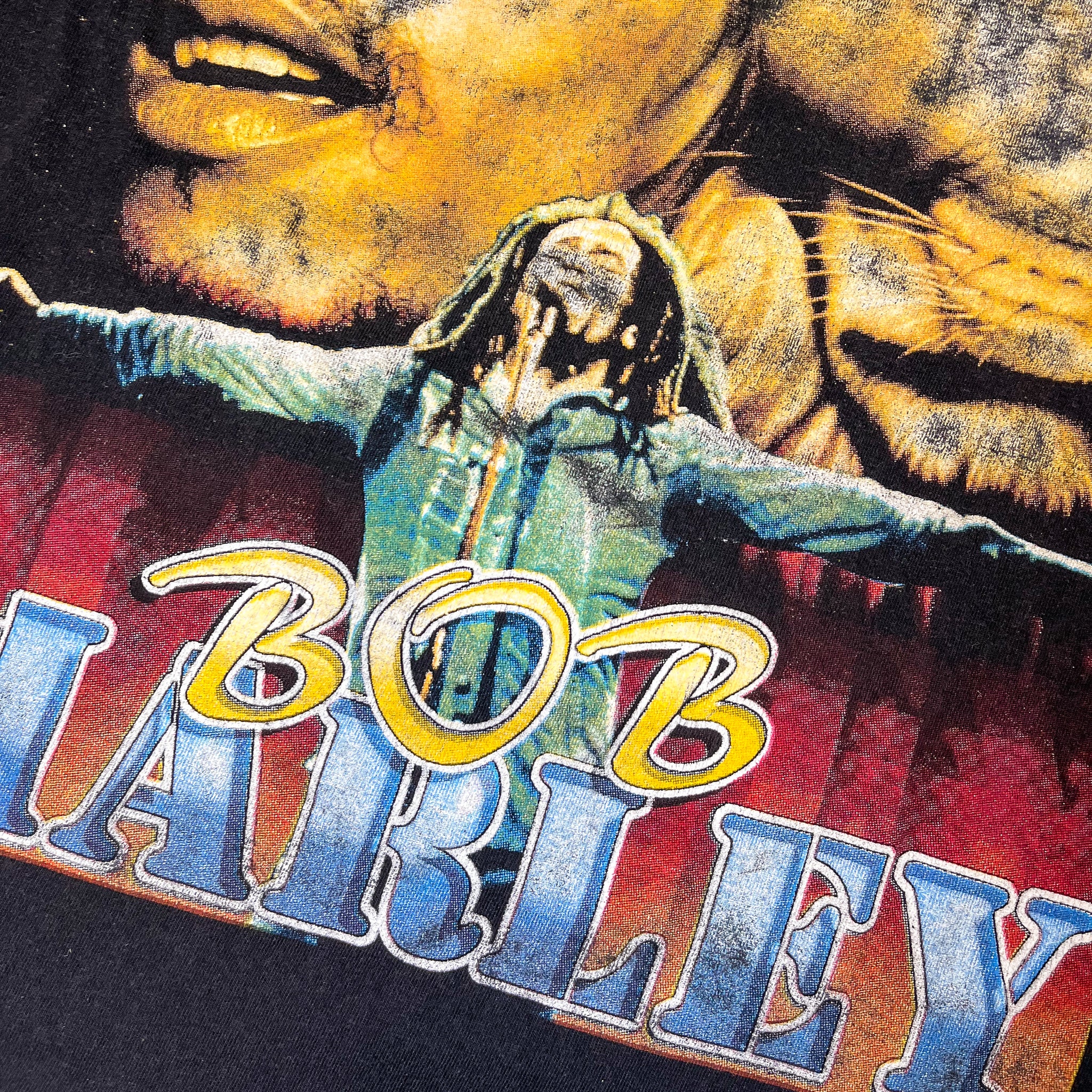 Bob Marley Vintage Bootleg Rap Tee "Catch A Fire"