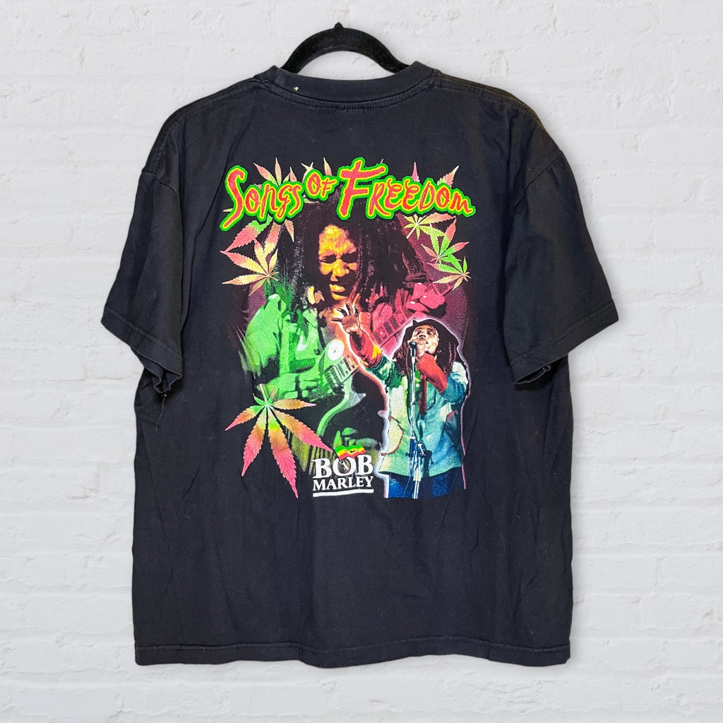 Bob Marley Rap Tee - Songs Of Freedom