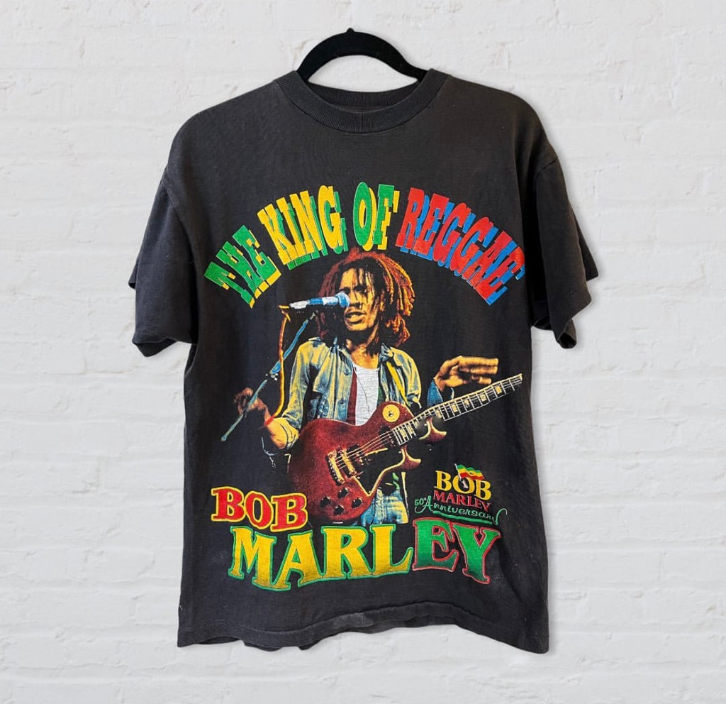 Bob Marley Vintage Rap Tee - King of Reggae
