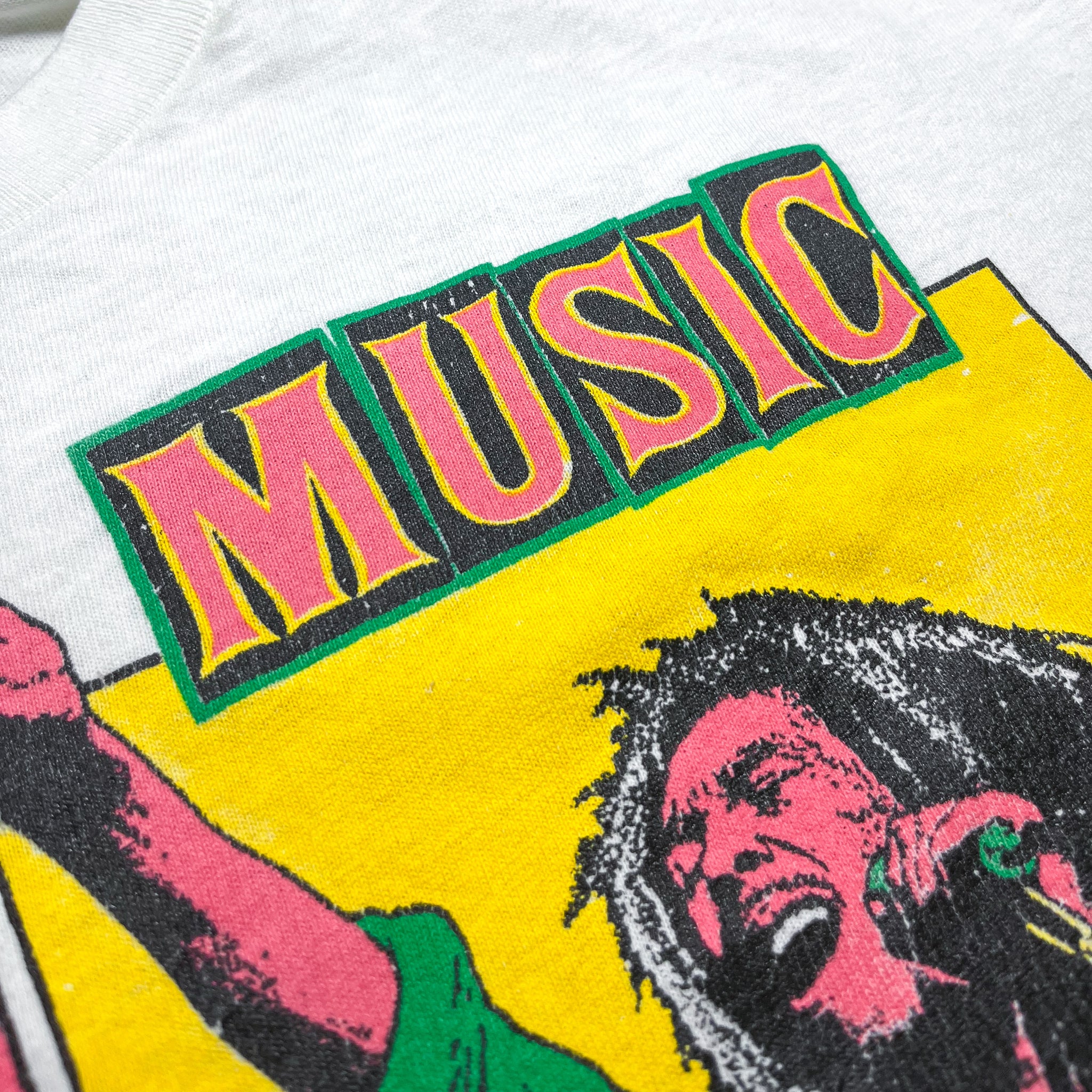 Bob Marley Vintage Tee - Rebel Music Pop Art