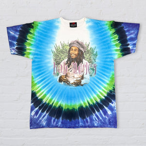 Bob Marley Tie-Dye Vintage Tee - Zion Rootswear
