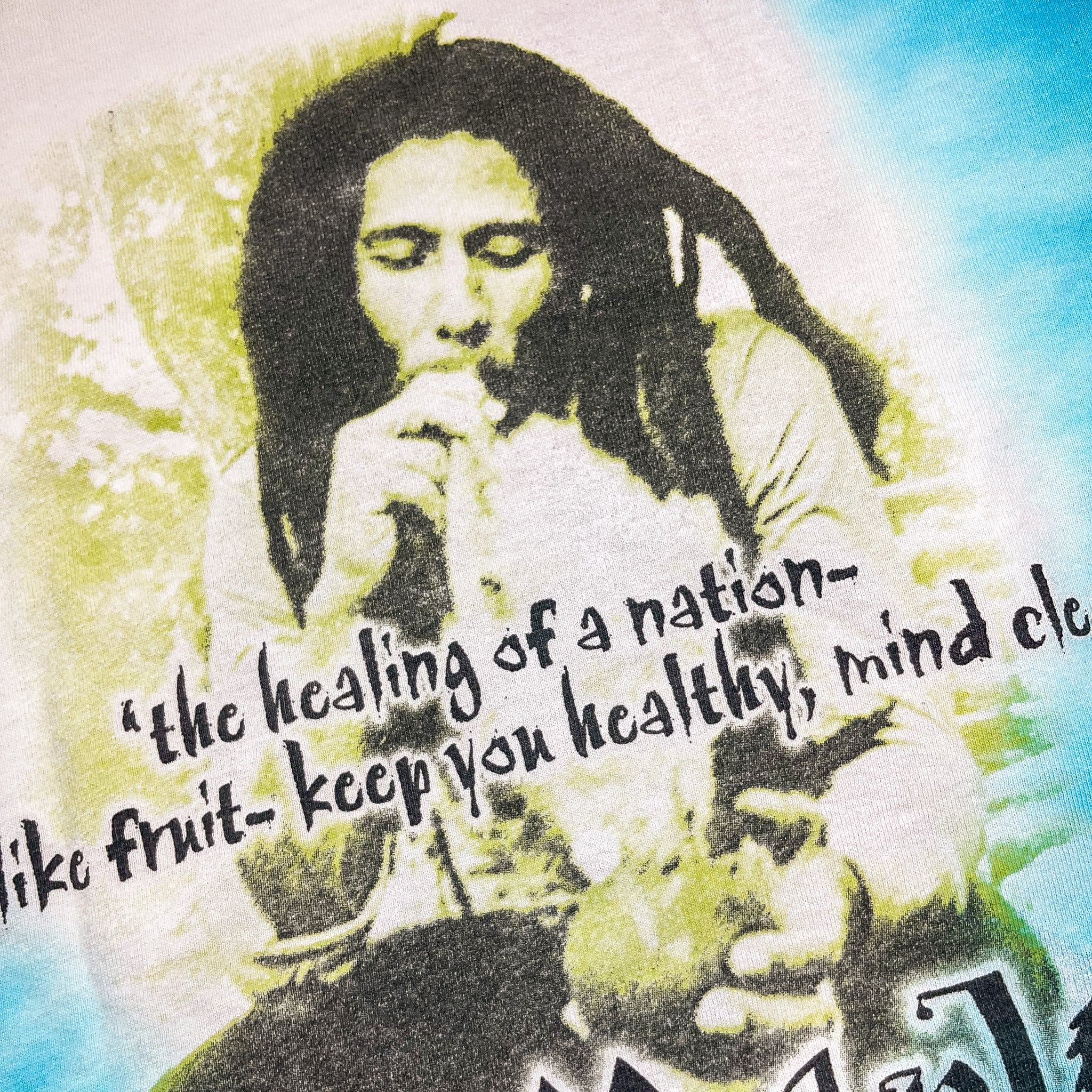 Bob Marley x Zion Tee - Tie Dye Herb