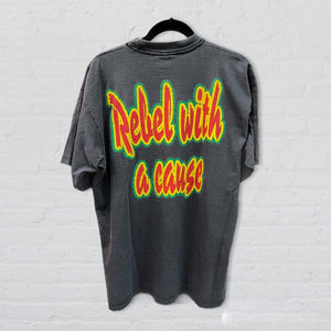 Bob Marley Bootleg Tee - Rebel With A Cause