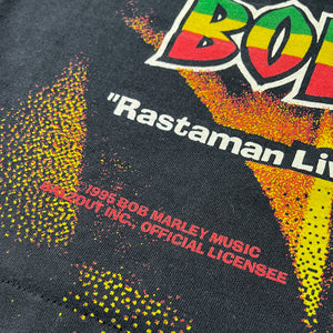 Bob Marley All Over Print Vintage Tee "Rastaman Live Up"