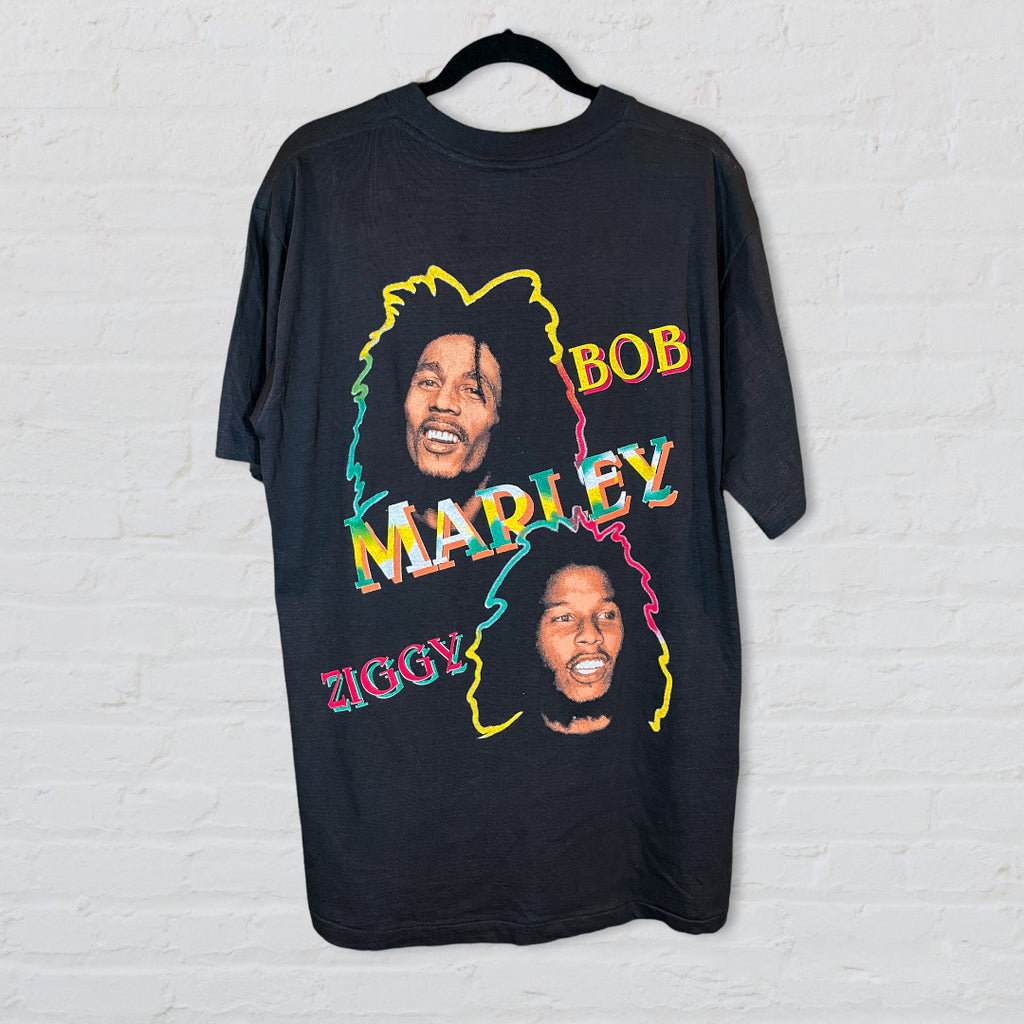 Bob Marley Rap Tee - Bob and Ziggy