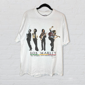 Bob Marley The Fiftieth Anniversary Vintage Tee