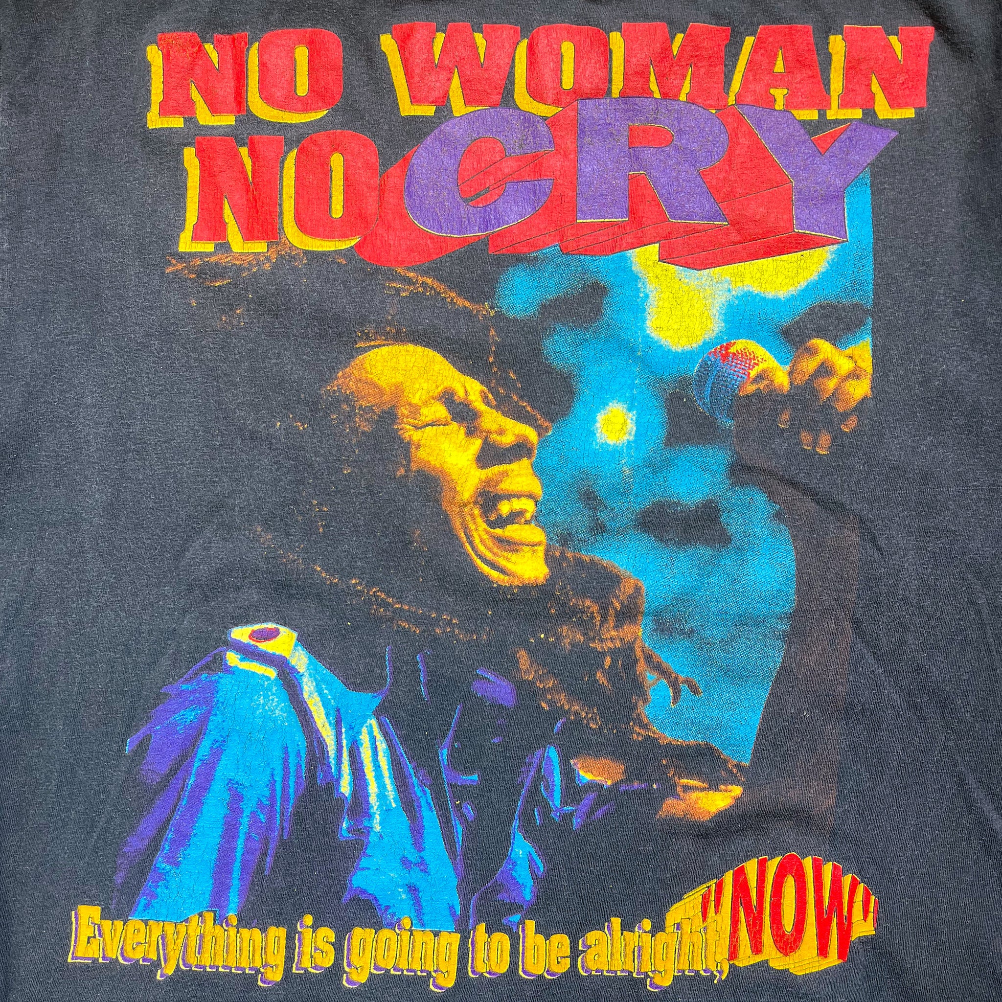 No Woman No Cry White T-Shirt