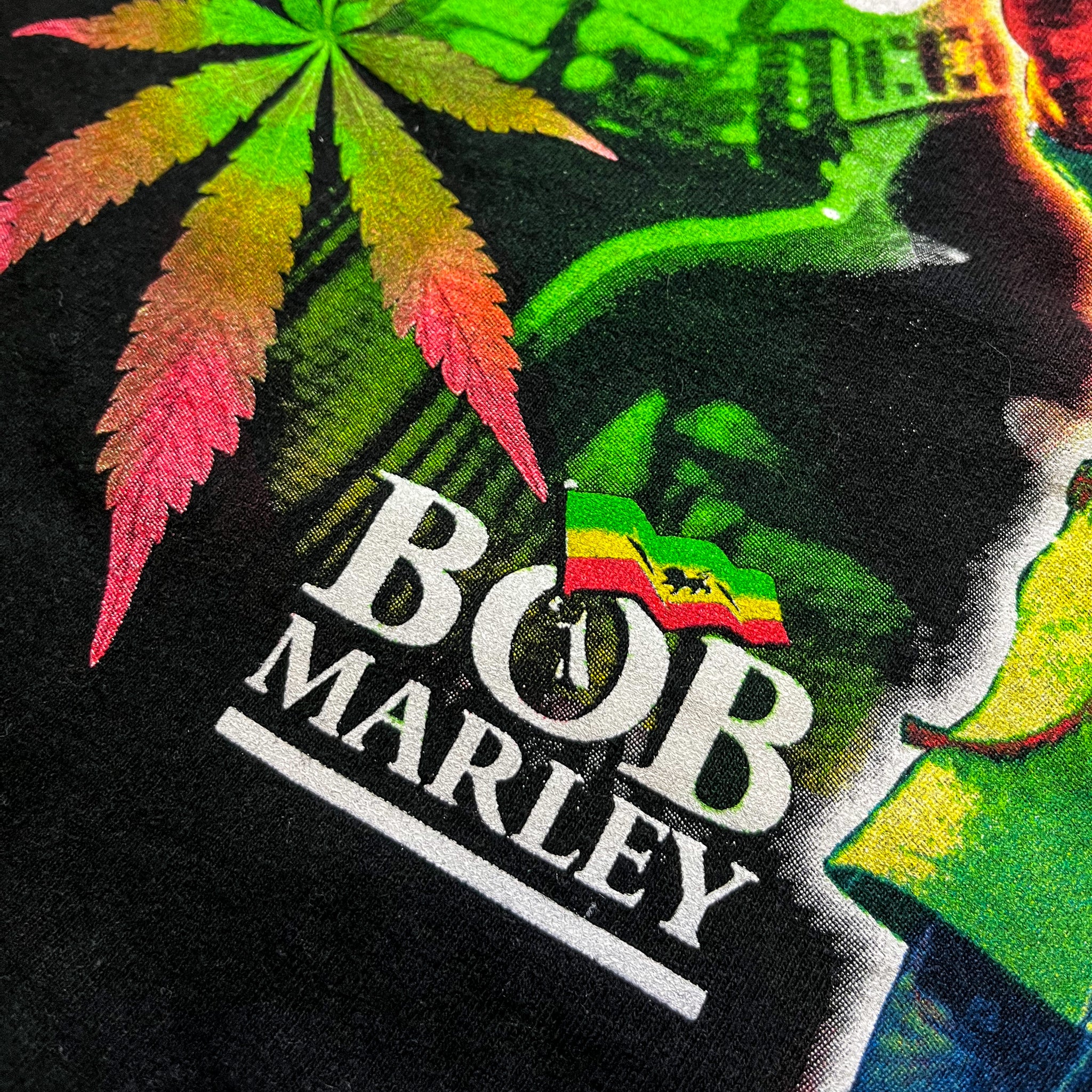Bob Marley Vintage Bootleg Rap Tee "Songs Of Freedom”