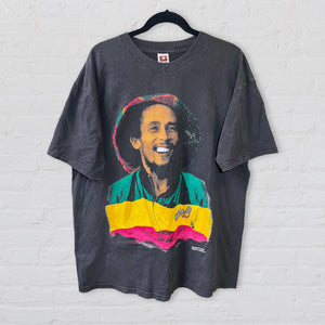 Bob Marley Vintage Tee Y2K Big Face