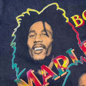 Bob Marley Vintage Bootleg Rap Tee "Bob And Ziggy"
