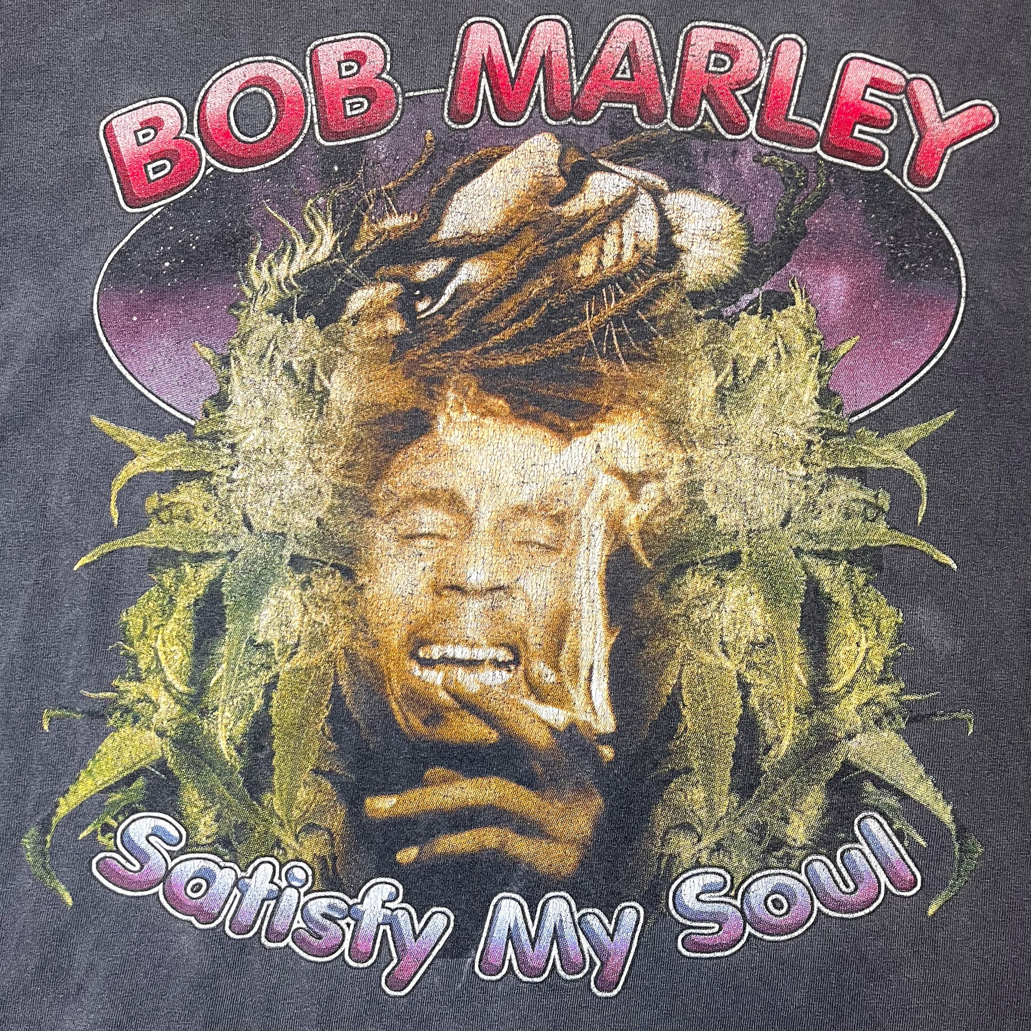 Bob Marley Vintage Bootleg Rap Tee “Satisfy My Soul”