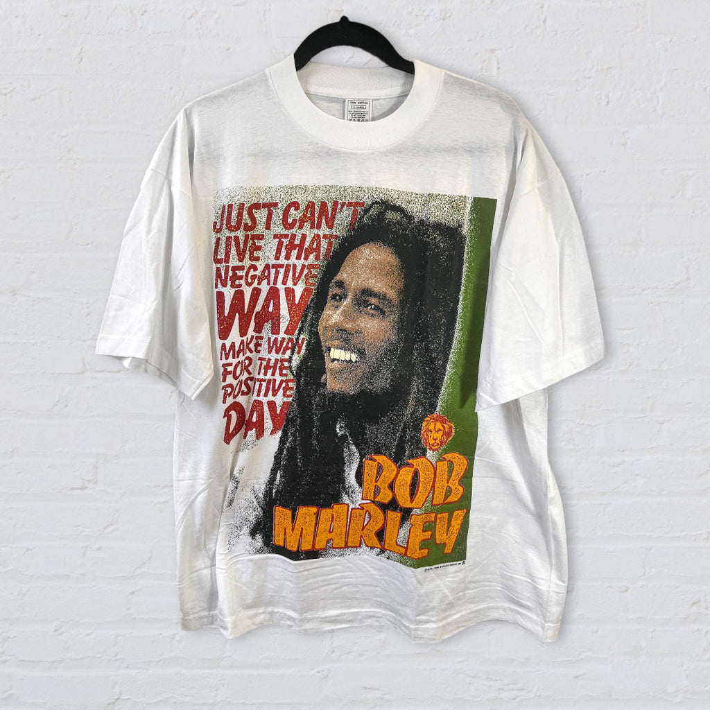 Bob Marley Vintage Tee “Make Way For The Positive Day”
