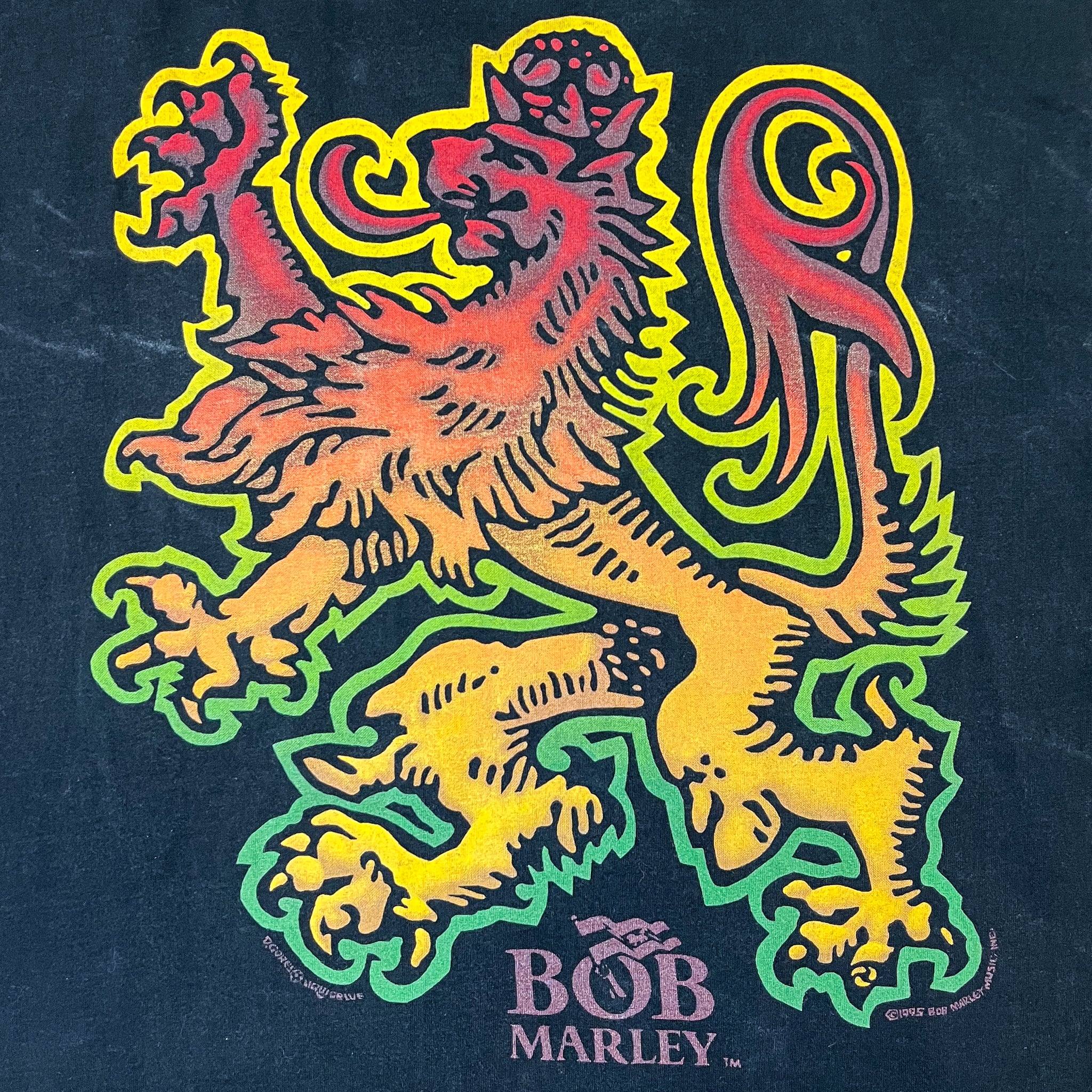Bob Marley “Liquid Blue” Vintage Tee *Faded
