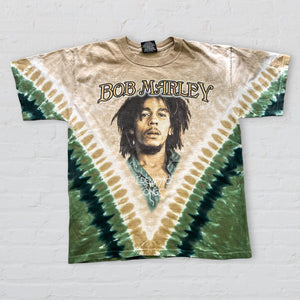 Bob Marley Tie-Dye Vintage Tee "Songs of Freedom"