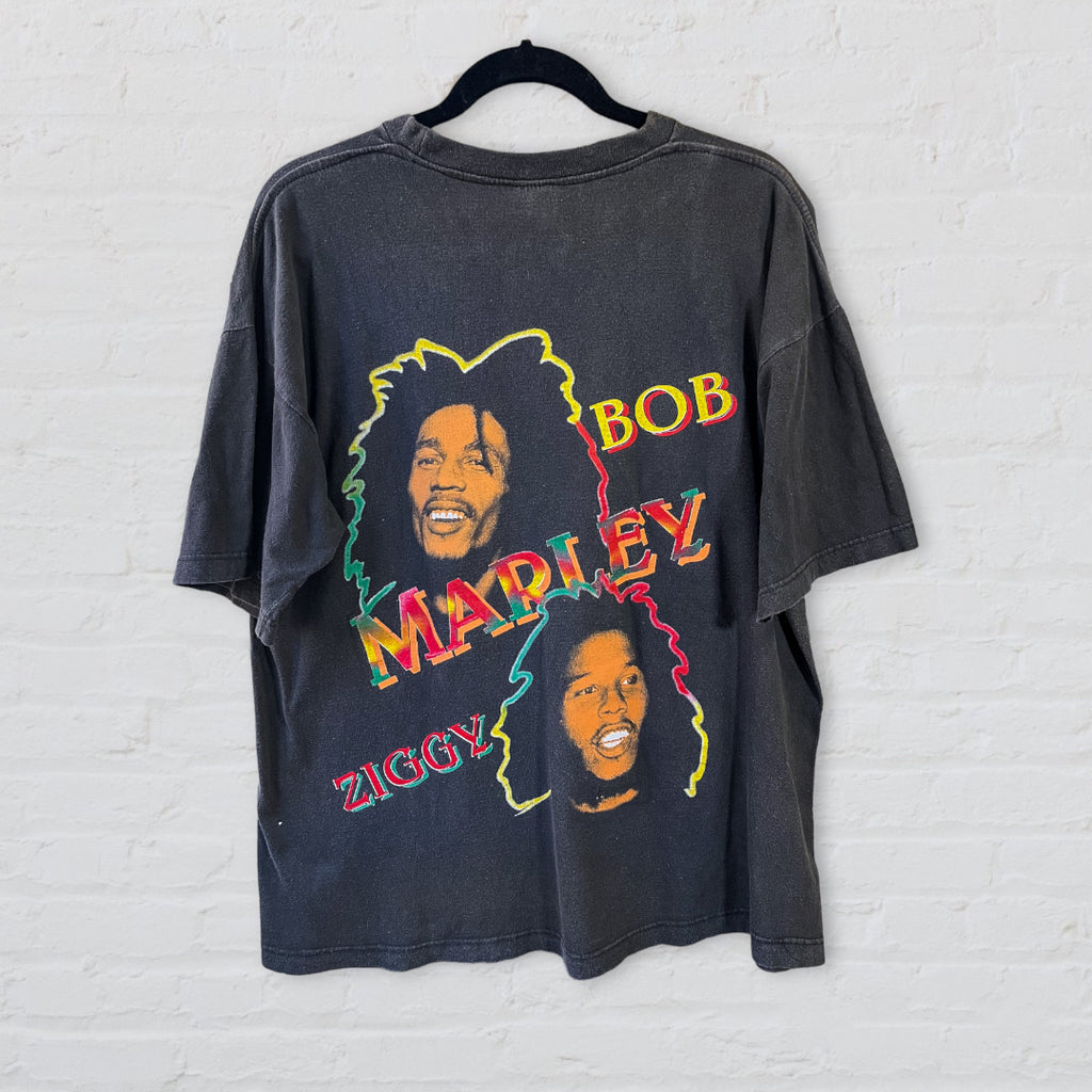 Bob Marley Rap Tee - Bob And Ziggy