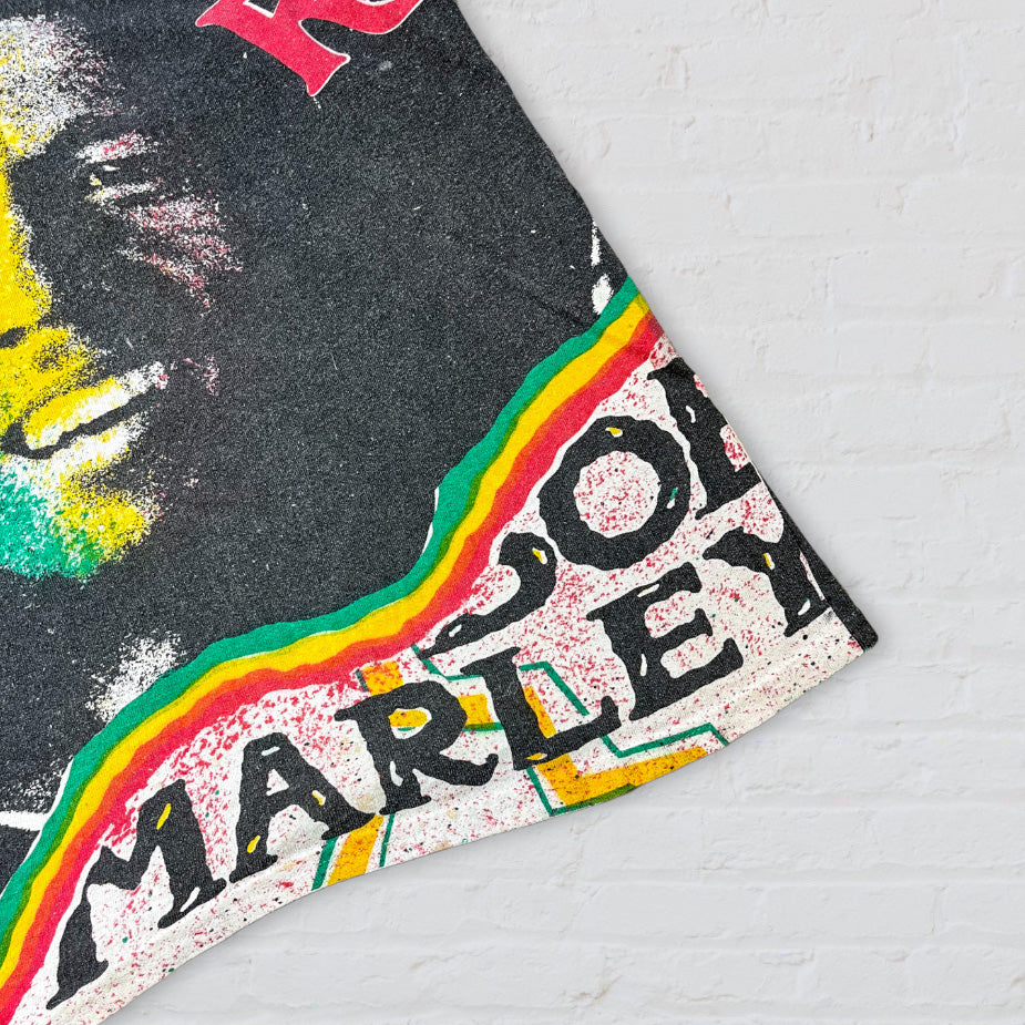 Bob Marley All Over Print Vintage Boot Tee