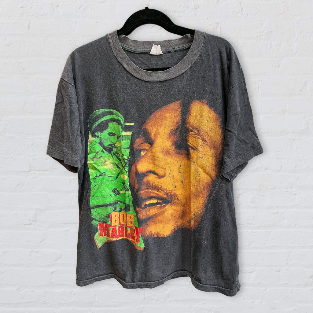 Bob Marley Vintage Bootleg Rap Tee “No Woman No Cry”