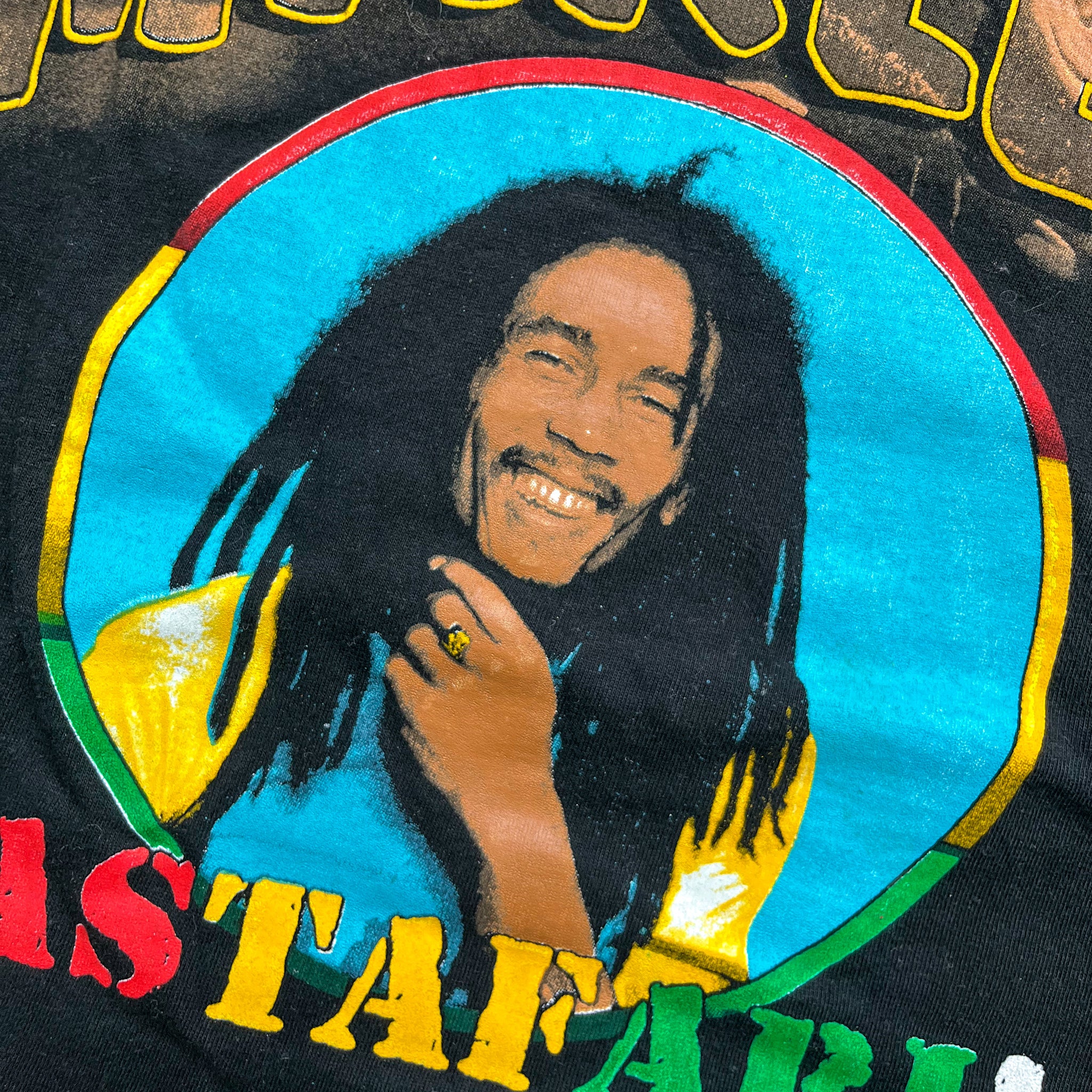 Bob Marley Vintage Bootleg Rap Tee “Get Up Stand Up”