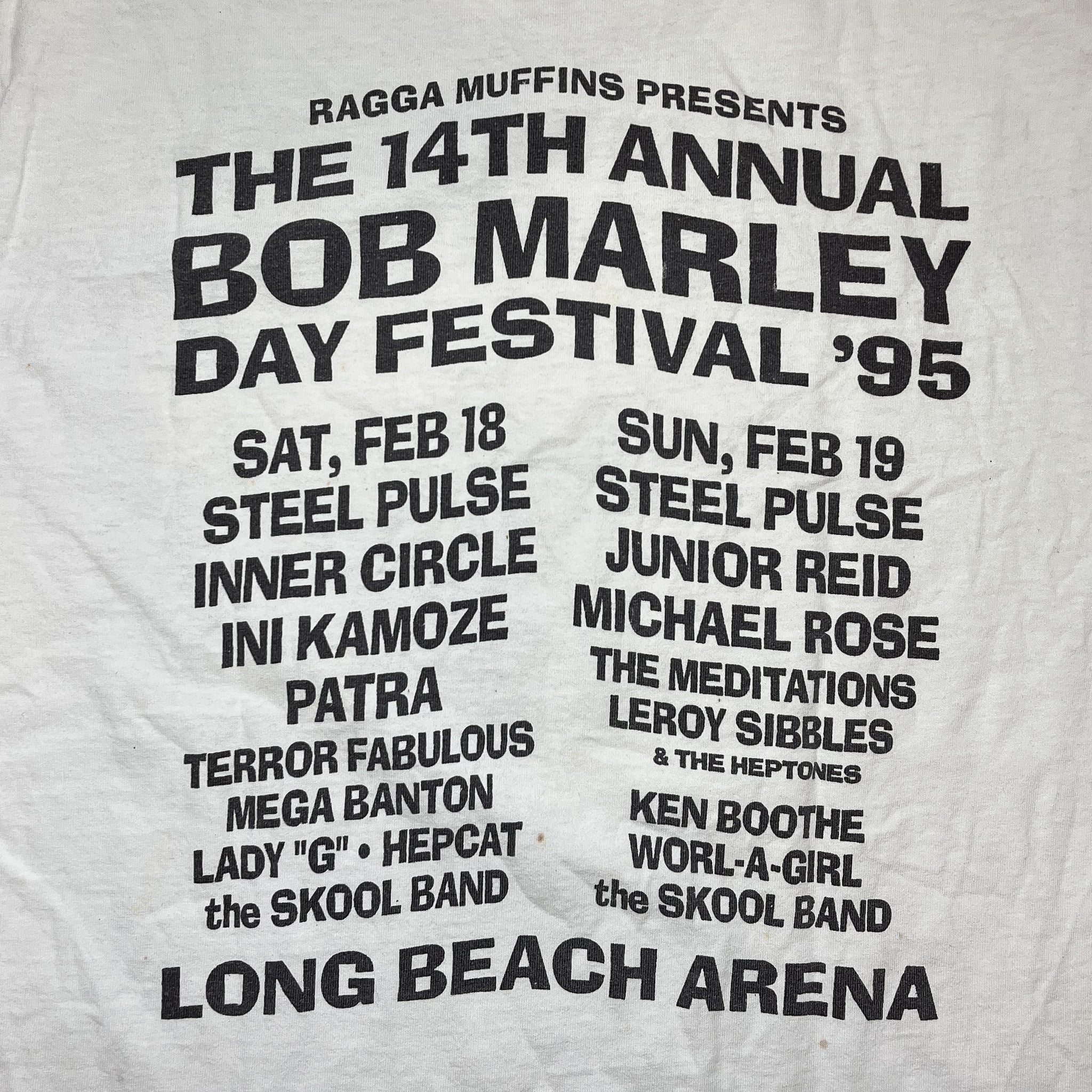Bob Marley Vintage Tee - Festival 1995