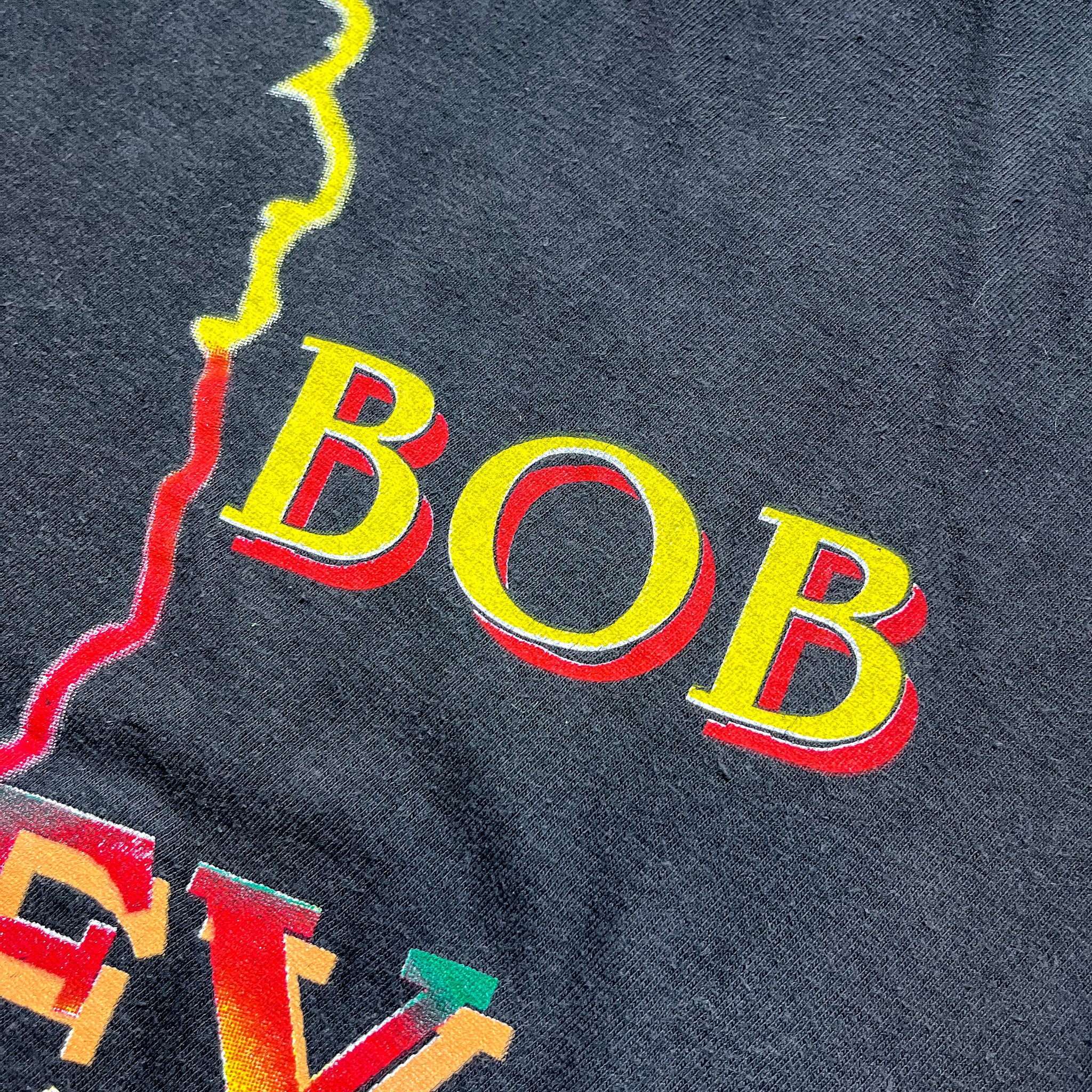 Bob Marley Vintage Bootleg Rap Tee "Bob And Ziggy"